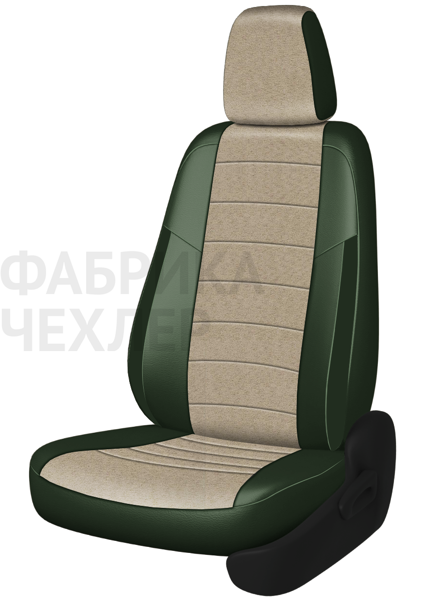 Авточехлы на SKODA SUPERB III  2015-н.в.  B8 седан Задняя спин. 40/60+подлок.(молния), сид. единое, 5 подгол.,2 надкрыльника , во всех сидениях подкол (БЖАЗЛ)