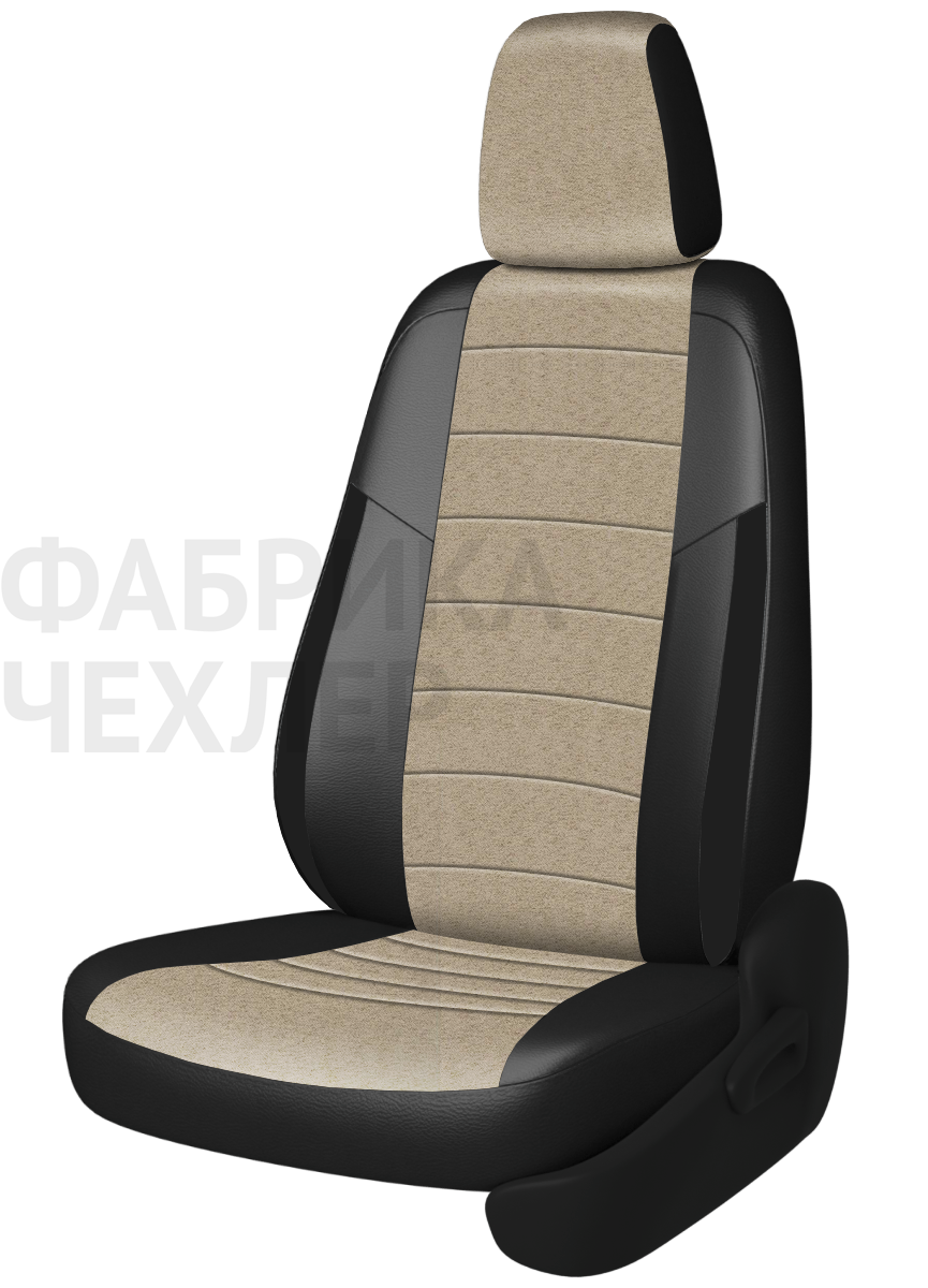 Авточехлы на SKODA SUPERB II  2008-2015  B6 седан Active, Ambition.  Задняя спин. 40/60, сид. единое, зад подлок., 5 подгол. +2 надкрыльника (БЖАЧР)