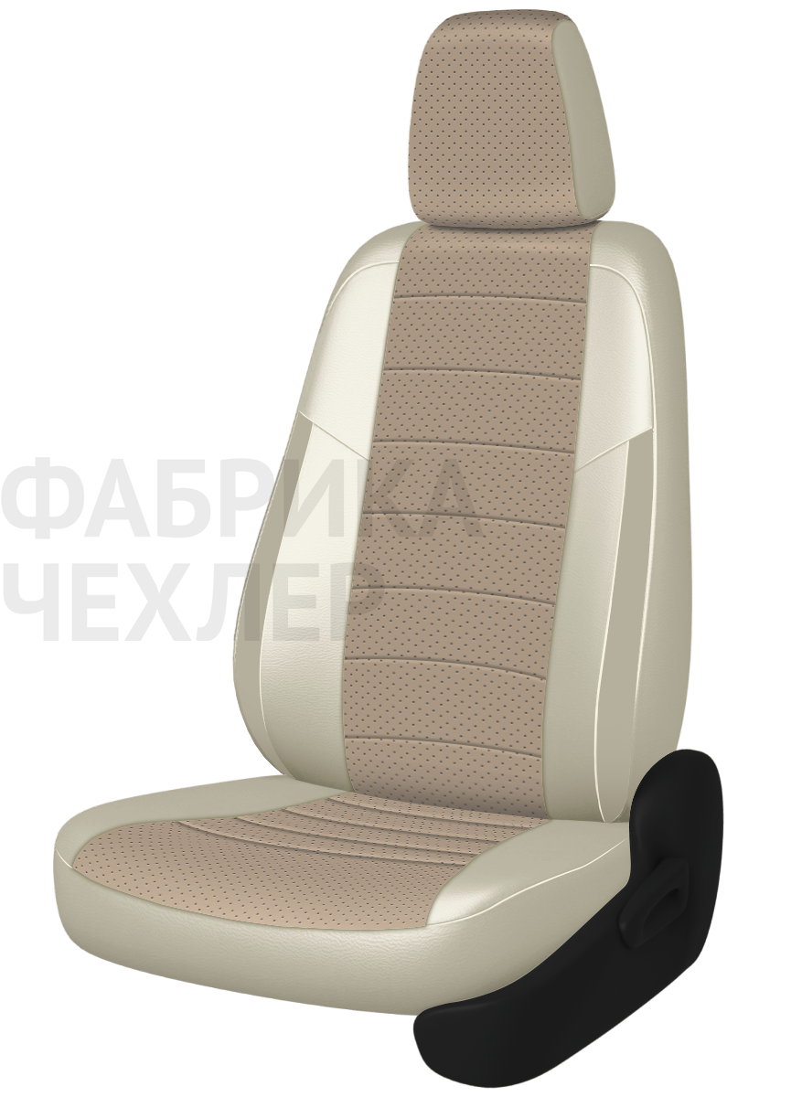 Авточехлы на AUDI A3 8V  2012-н.в. хетчбек, 3-5d Задняя спинка 40/60, сидение единое, 5 подголовников, передний подлокотник. (БЖПКМ)