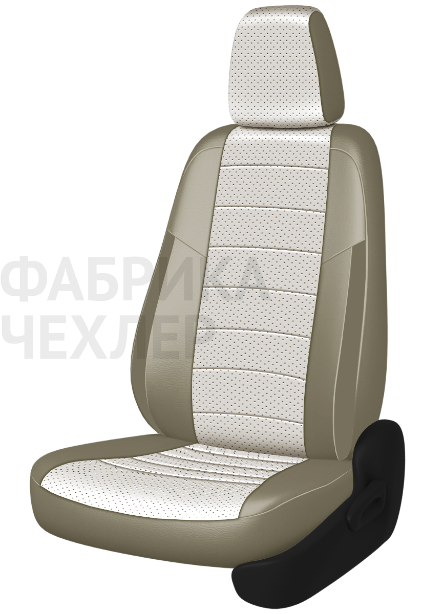 Авточехлы на SKODA SUPERB III  2015-н.в.  B8 седан Задняя спин. 40/60+подлок.(молния), сид. единое, 5 подгол.,2 надкрыльника , во всех сидениях подкол (БЛППЛ)
