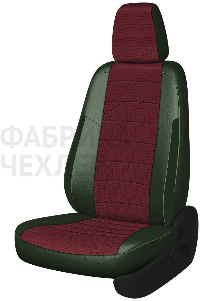 Авточехлы на SKODA SUPERB III  2015-н.в.  B8 седан Задняя спин. 40/60+подлок.(молния), сид. единое, 5 подгол.,2 надкрыльника , во всех сидениях подкол (БРПЗЛ)