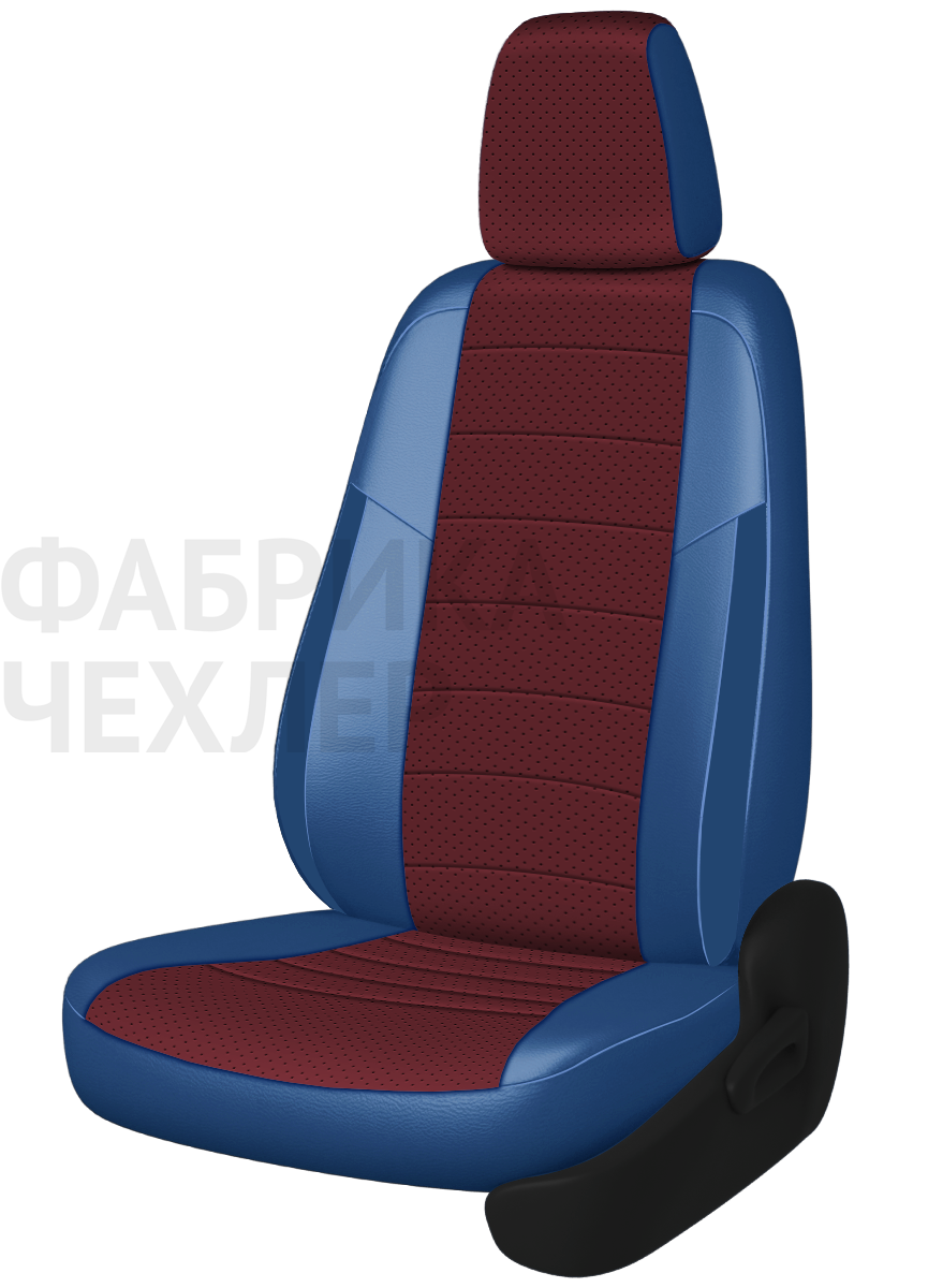 Авточехлы на SKODA SUPERB III  2015-н.в.  B8 седан Задняя спин. 40/60+подлок.(молния), сид. единое, 5 подгол.,2 надкрыльника , во всех сидениях подкол (БРПСН)