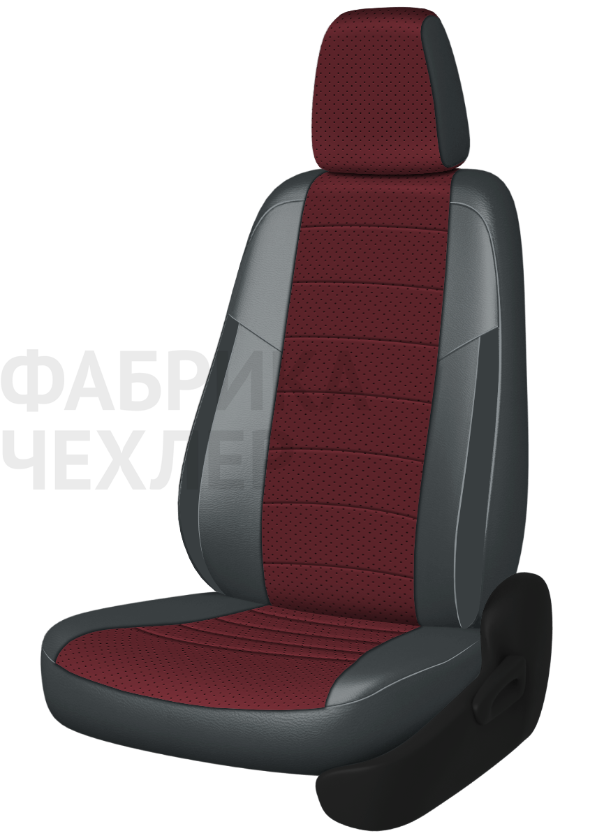 Авточехлы на SKODA SUPERB II  2008-2015  B6 седан Active, Ambition.  Задняя спин. 40/60, сид. единое, зад подлок., 5 подгол. +2 надкрыльника (БРПСС)