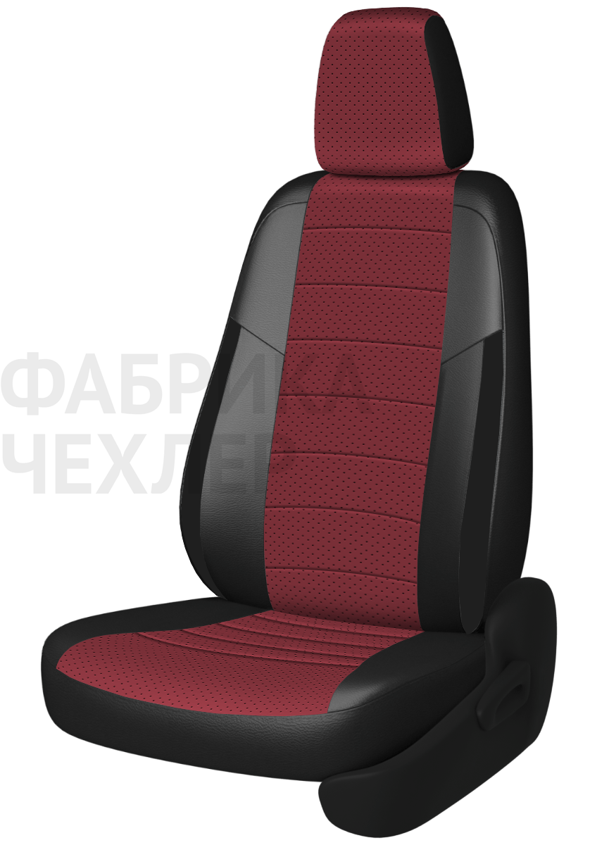 Авточехлы на SKODA SUPERB III  2015-н.в.  B8 седан Задняя спин. 40/60+подлок.(молния), сид. единое, 5 подгол.,2 надкрыльника , во всех сидениях подкол (БРПЧР)