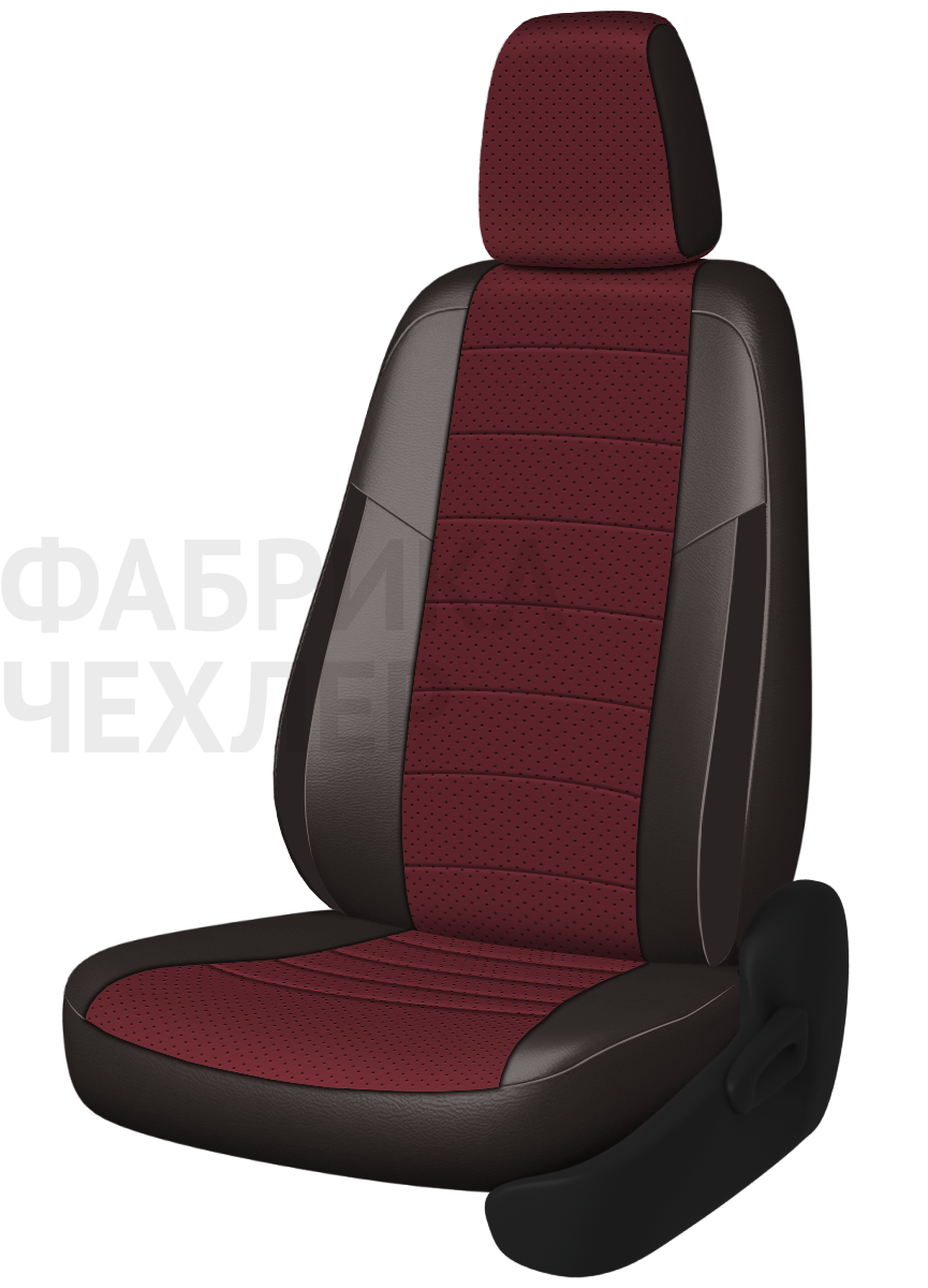 Авточехлы на SKODA SUPERB II  2008-2015  B6 седан Active, Ambition.  Задняя спин. 40/60, сид. единое, зад подлок., 5 подгол. +2 надкрыльника (БРПШК)