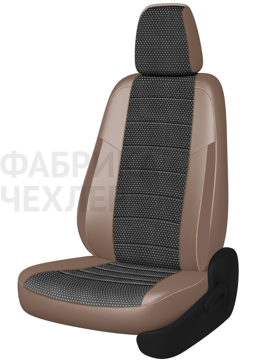 Авточехлы на SKODA SUPERB II  2008-2015  B6 седан Active, Ambition.  Задняя спин. 40/60, сид. единое, зад подлок., 5 подгол. +2 надкрыльника (БТЖКП)