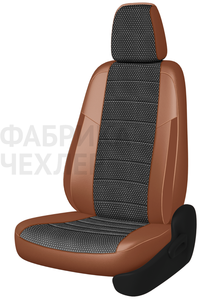 Авточехлы на SKODA SUPERB II  2008-2015  B6 седан Active, Ambition.  Задняя спин. 40/60, сид. единое, зад подлок., 5 подгол. +2 надкрыльника (БТЖФС)