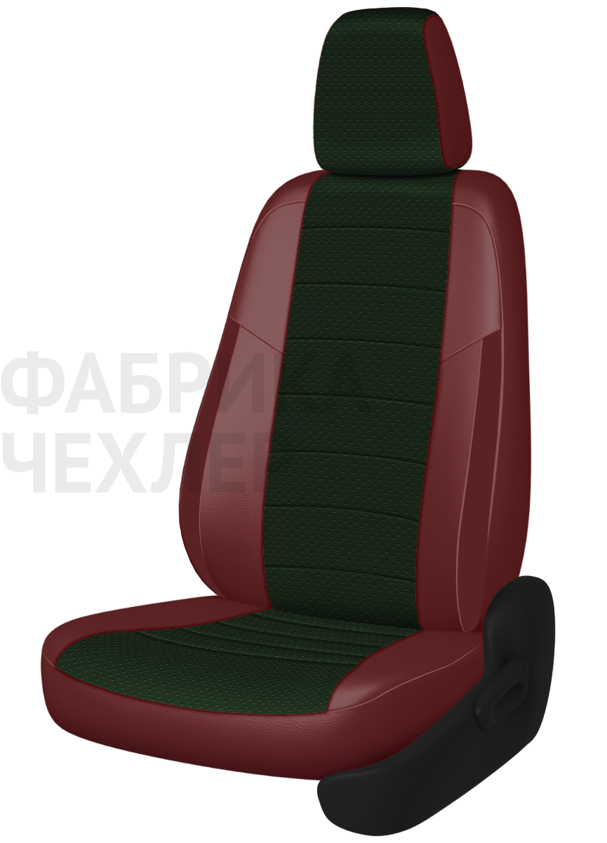 Авточехлы на SKODA SUPERB III  2015-н.в.  B8 седан Задняя спин. 40/60+подлок.(молния), сид. единое, 5 подгол.,2 надкрыльника , во всех сидениях подкол (ЗЛПБР)