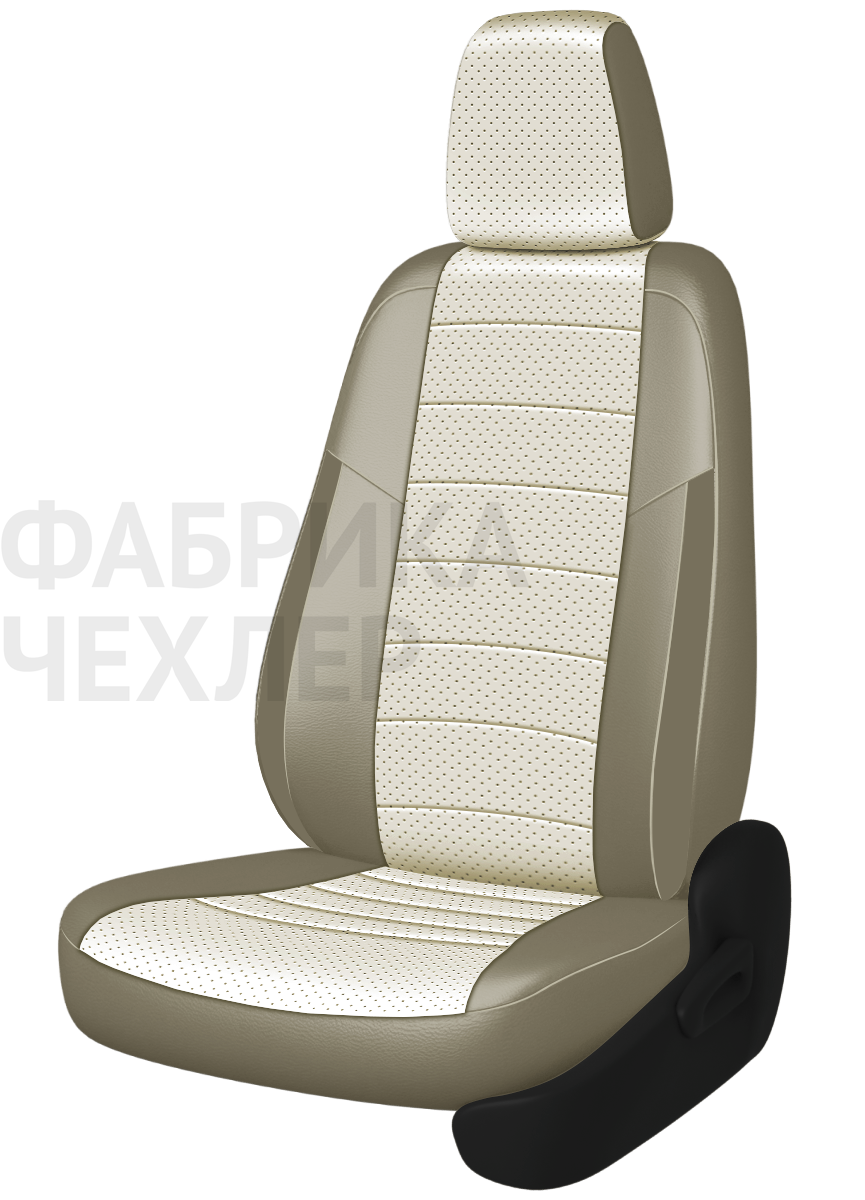 Авточехлы на SKODA SUPERB III  2015-н.в.  B8 седан Задняя спин. 40/60+подлок.(молния), сид. единое, 5 подгол.,2 надкрыльника , во всех сидениях подкол (КМППЛ)