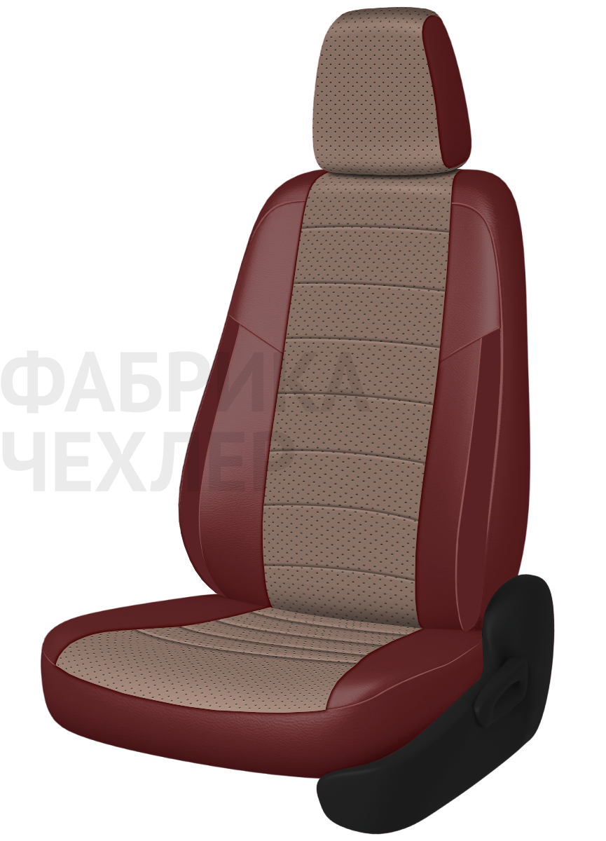 Авточехлы на SKODA SUPERB III  2015-н.в.  B8 седан Задняя спин. 40/60+подлок.(молния), сид. единое, 5 подгол.,2 надкрыльника , во всех сидениях подкол (КППБР)