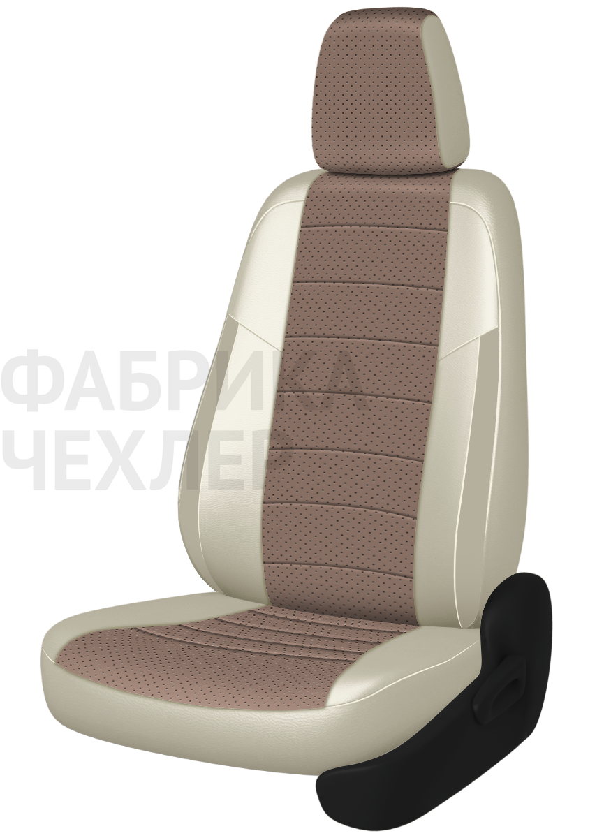 Авточехлы на SKODA SUPERB II  2008-2015  B6 седан Active, Ambition.  Задняя спин. 40/60, сид. единое, зад подлок., 5 подгол. +2 надкрыльника (КППКМ)