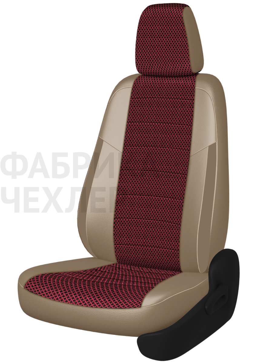 Авточехлы на SKODA SUPERB III  2015-н.в.  B8 седан Задняя спин. 40/60+подлок.(молния), сид. единое, 5 подгол.,2 надкрыльника , во всех сидениях подкол (КРЖБЖ)