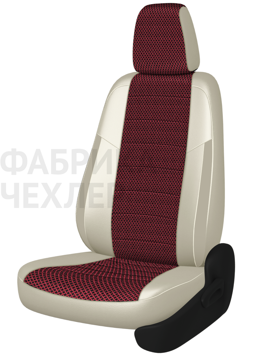 Авточехлы на SKODA SUPERB III  2015-н.в.  B8 седан Задняя спин. 40/60+подлок.(молния), сид. единое, 5 подгол.,2 надкрыльника , во всех сидениях подкол (КРЖКМ)