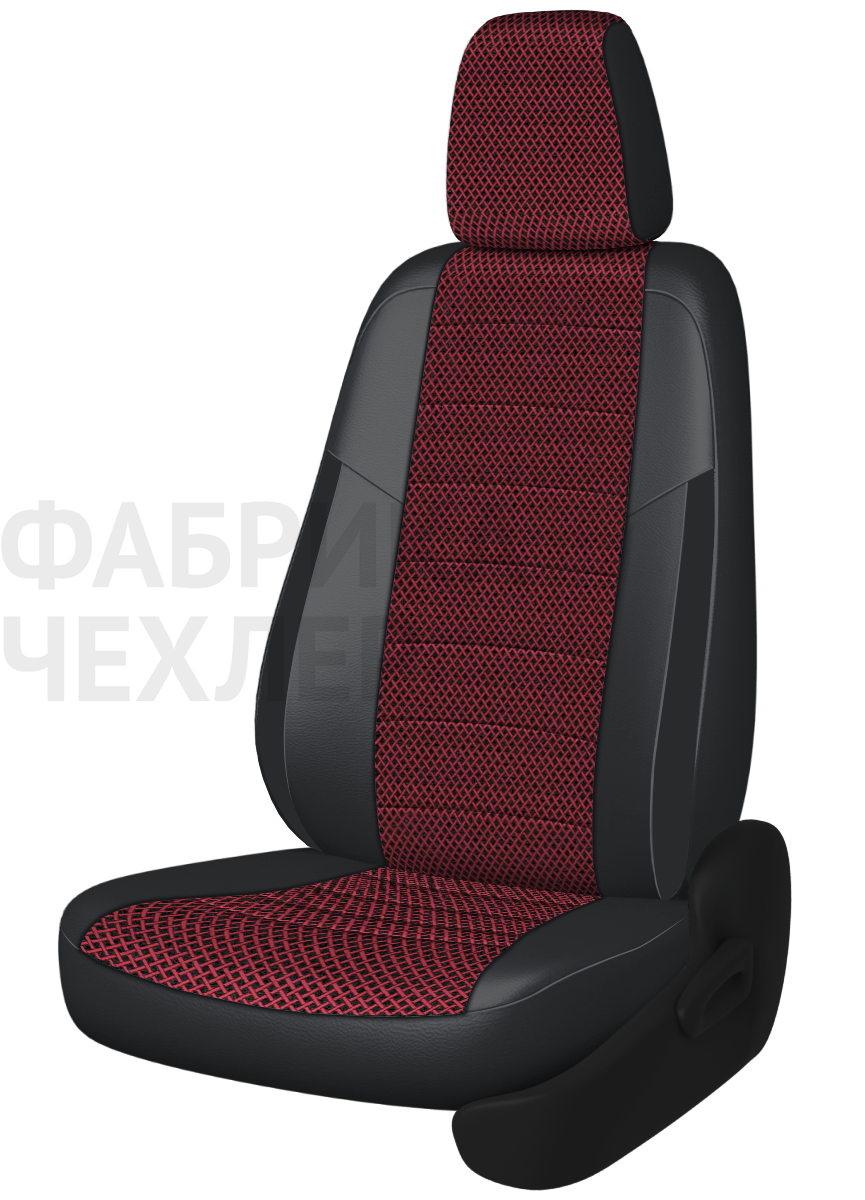 Авточехлы на SKODA SUPERB III  2015-н.в.  B8 седан Задняя спин. 40/60+подлок.(молния), сид. единое, 5 подгол.,2 надкрыльника , во всех сидениях подкол (КРЖТС)