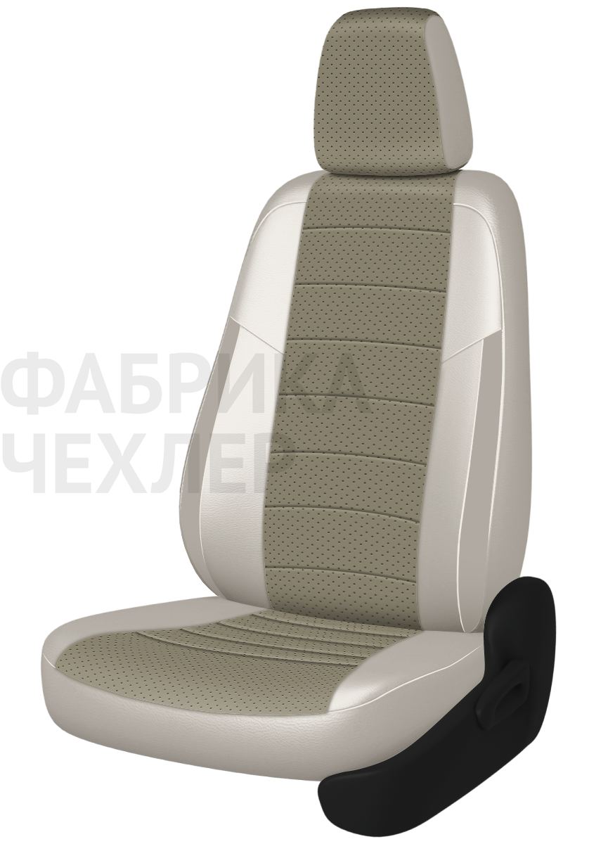 Авточехлы на SKODA SUPERB II  2008-2015  B6 седан Active, Ambition.  Задняя спин. 40/60, сид. единое, зад подлок., 5 подгол. +2 надкрыльника (ПЛПБЛ)