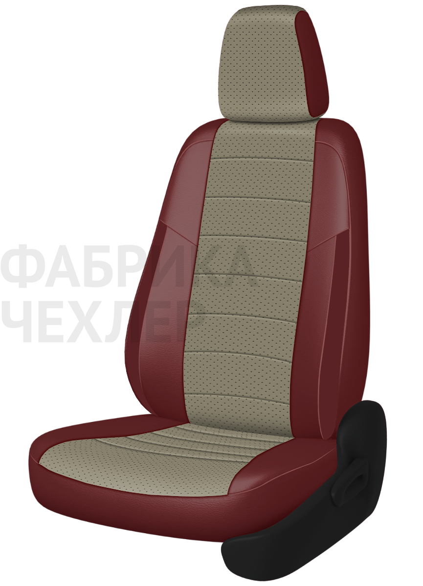 Авточехлы на SKODA SUPERB II  2008-2015  B6 седан Active, Ambition.  Задняя спин. 40/60, сид. единое, зад подлок., 5 подгол. +2 надкрыльника (ПЛПБР)