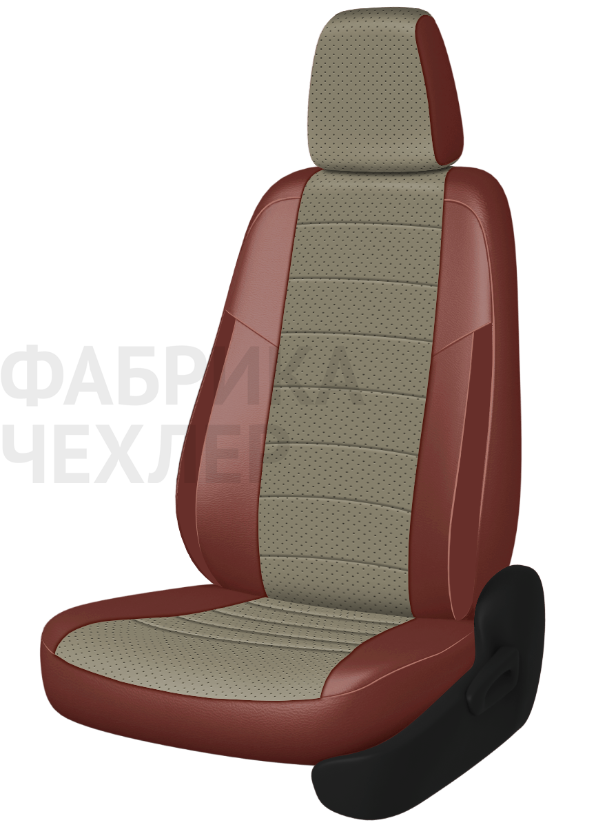 Авточехлы на SKODA SUPERB III  2015-н.в.  B8 седан Задняя спин. 40/60+подлок.(молния), сид. единое, 5 подгол.,2 надкрыльника , во всех сидениях подкол (ПЛППР)