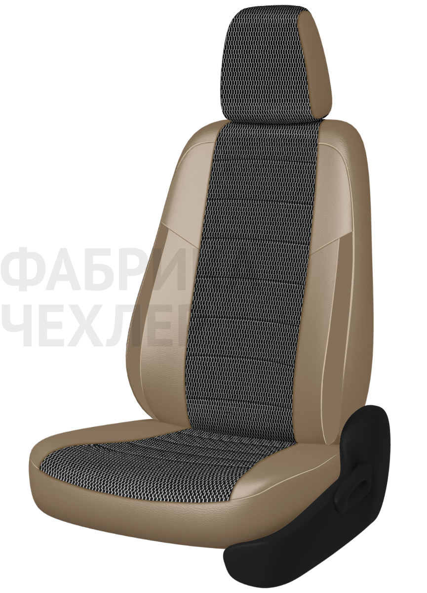 Авточехлы на SKODA SUPERB III  2015-н.в.  B8 седан Задняя спин. 40/60+подлок.(молния), сид. единое, 5 подгол.,2 надкрыльника , во всех сидениях подкол (РЛЖБЖ)