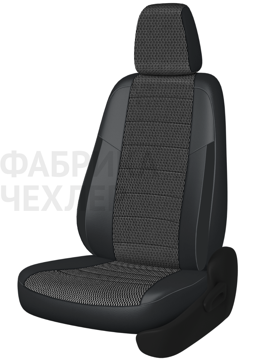 Авточехлы на SKODA SUPERB III  2015-н.в.  B8 седан Задняя спин. 40/60+подлок.(молния), сид. единое, 5 подгол.,2 надкрыльника , во всех сидениях подкол (РЛЖТС)