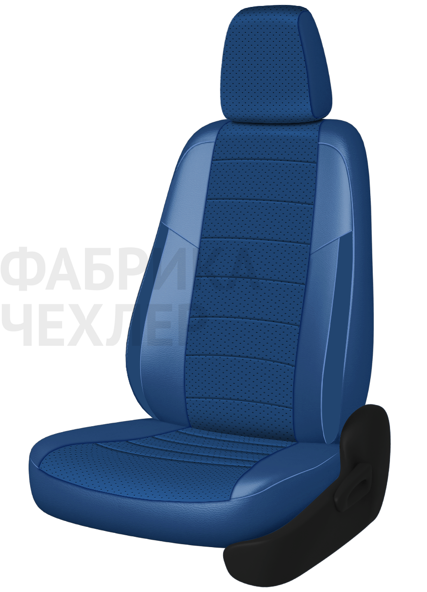 Авточехлы на SKODA SUPERB III  2015-н.в.  B8 седан Задняя спин. 40/60+подлок.(молния), сид. единое, 5 подгол.,2 надкрыльника , во всех сидениях подкол (СНПСН)