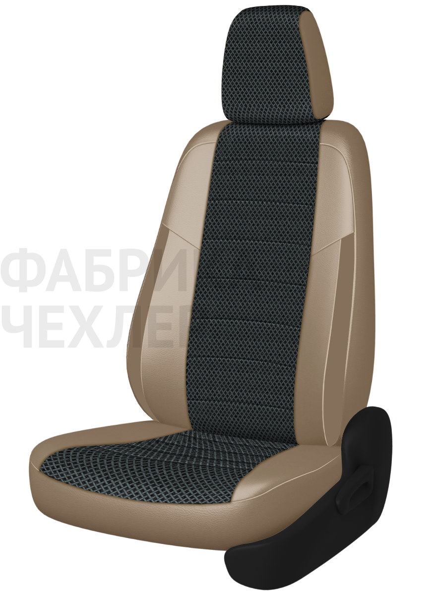 Авточехлы на SKODA SUPERB II  2008-2015  B6 седан Active, Ambition.  Задняя спин. 40/60, сид. единое, зад подлок., 5 подгол. +2 надкрыльника (СРЖБЖ)