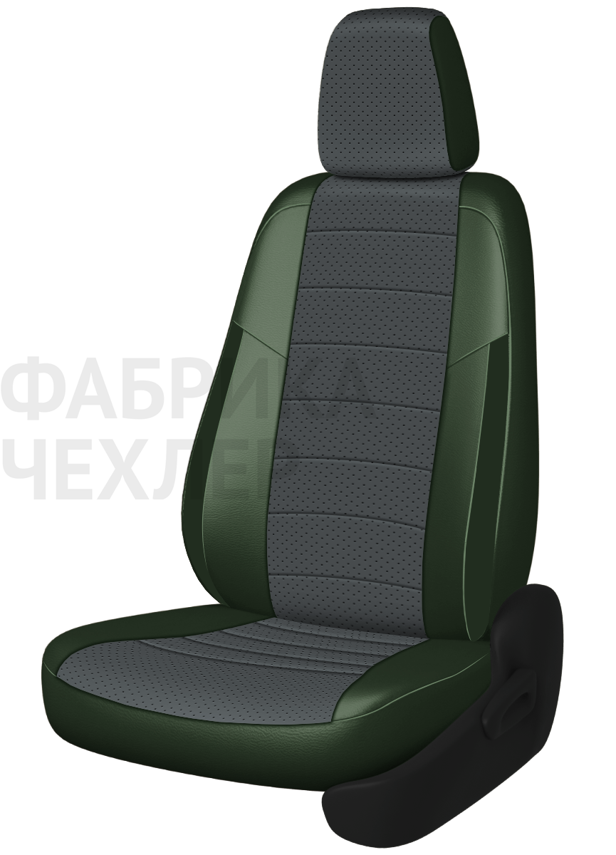Авточехлы на SKODA SUPERB III  2015-н.в.  B8 седан Задняя спин. 40/60+подлок.(молния), сид. единое, 5 подгол.,2 надкрыльника , во всех сидениях подкол (ССПЗЛ)