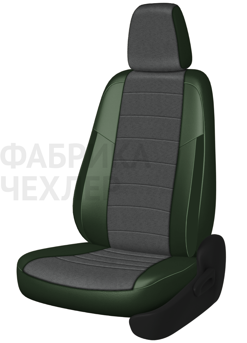 Авточехлы на SKODA SUPERB II  2008-2015  B6 седан Active, Ambition.  Задняя спин. 40/60, сид. единое, зад подлок., 5 подгол. +2 надкрыльника (ТСАЗЛ)