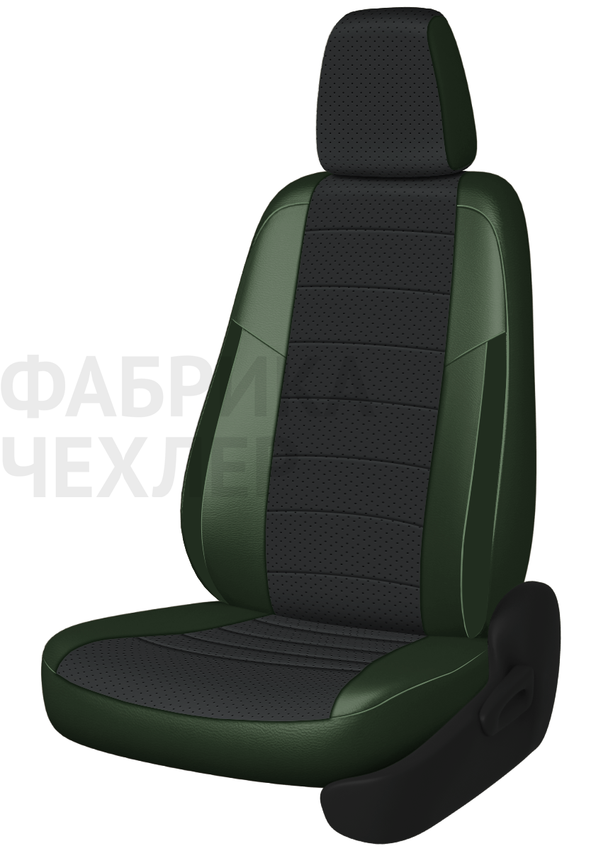 Авточехлы на SKODA SUPERB III  2015-н.в.  B8 седан Задняя спин. 40/60+подлок.(молния), сид. единое, 5 подгол.,2 надкрыльника , во всех сидениях подкол (ТСПЗЛ)