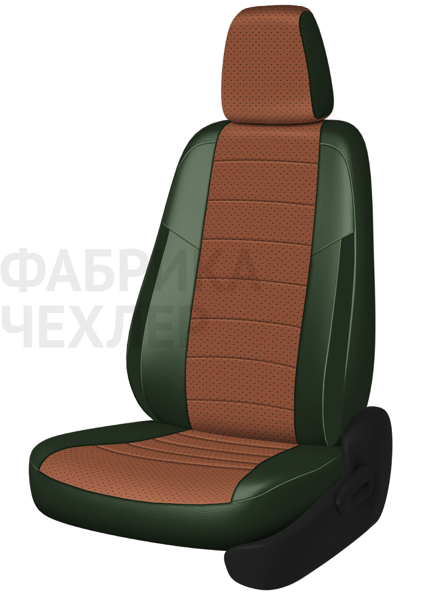 Авточехлы на SKODA SUPERB II  2008-2015  B6 седан Active, Ambition.  Задняя спин. 40/60, сид. единое, зад подлок., 5 подгол. +2 надкрыльника (ФСПЗЛ)