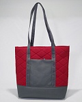Сумка-шоппер Chehler Красно-св.серая