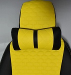 Подушка под шею в автомобиль CHEHLER Жёлто-чёрная